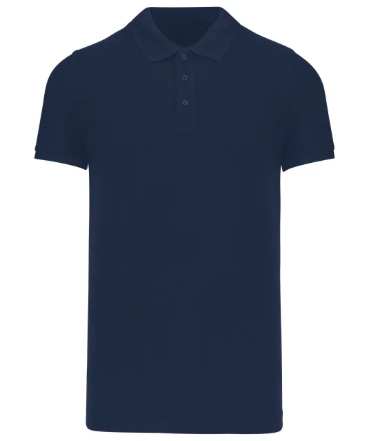 K209 - BIO piqué herenpolo korte mouwen Navy