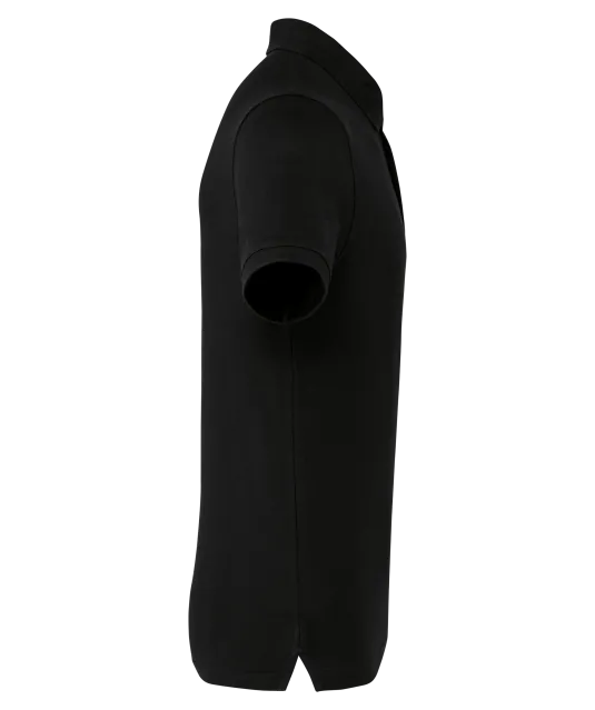 WK225 - Herenpolo met drukknoopkraag en korte mouwen Black