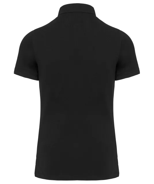 WK225 - Herenpolo met drukknoopkraag en korte mouwen Black