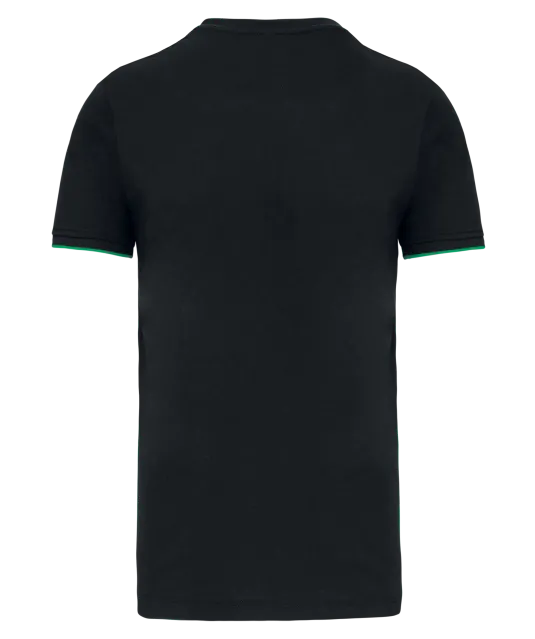 WK3020 - T-shirt Day To Day korte mouwen Black / Kelly Green