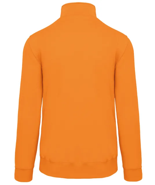 K487 - Sweater met ritskraag Orange