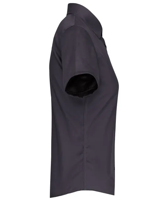 K540 - Dames non-iron blouse korte mouwen Zinc