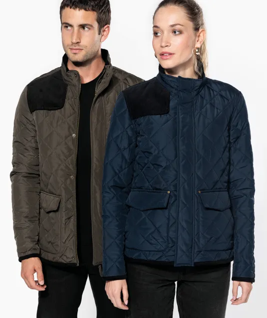 K6126 - Gewatteerde herenjas Black