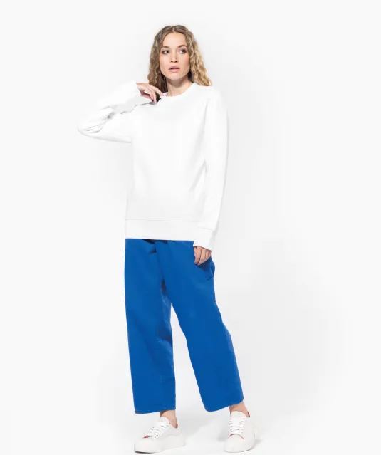 K442 - Sweater met ronde hals White