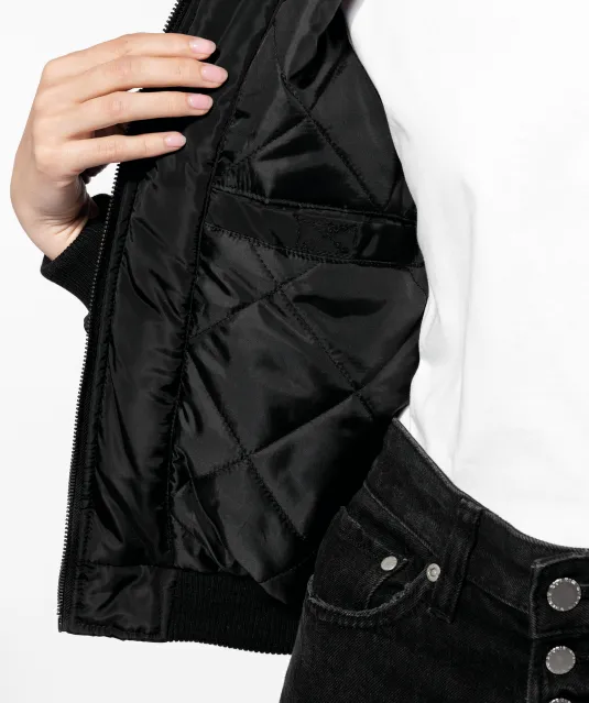 K6123 - Dames bomberjack Black