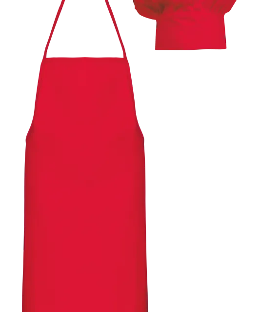 K884 - Chefkok-set voor kinderen Red