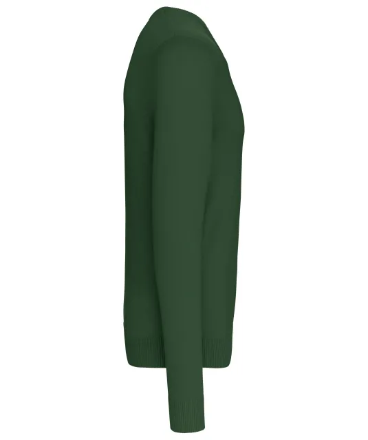 K965 - Heren pullover met v-hals Forest Green