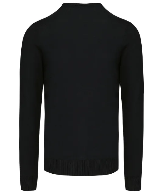 K967 - Herenpullover met ronde hals Black