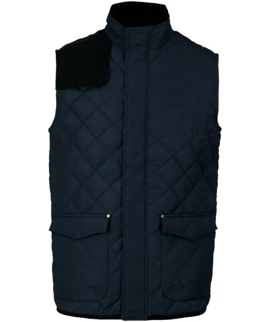 K6124 - Gewatteerde herenbodywarmer Navy / Black