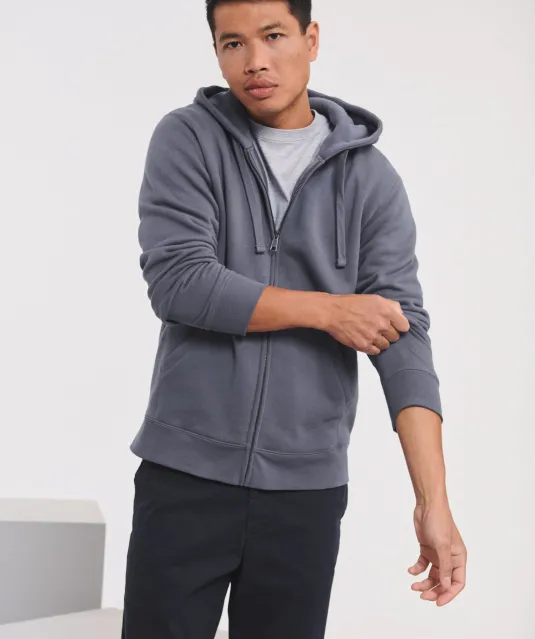 RU266M - Authentic Sweatvest met capuchon Black