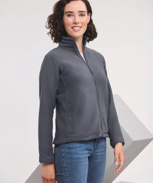 RU8700F - Ladies' Full Zip Outdoor Fleece Black