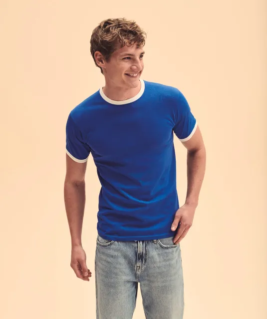 SC61168 - Valueweight Ringer T Red / White