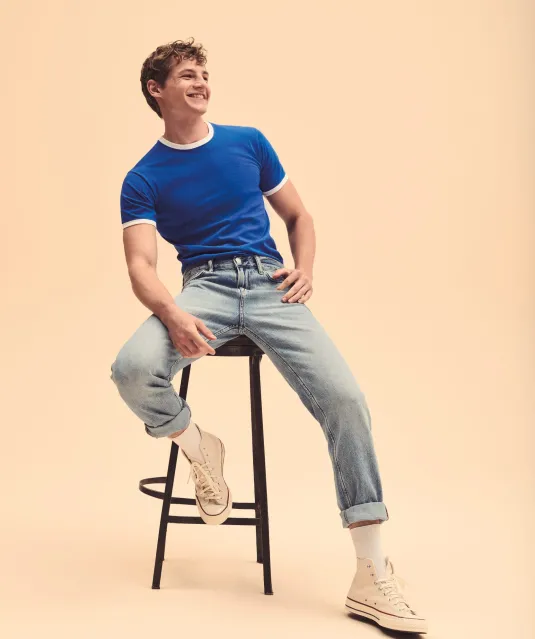 SC61168 - Valueweight Ringer T Red / White