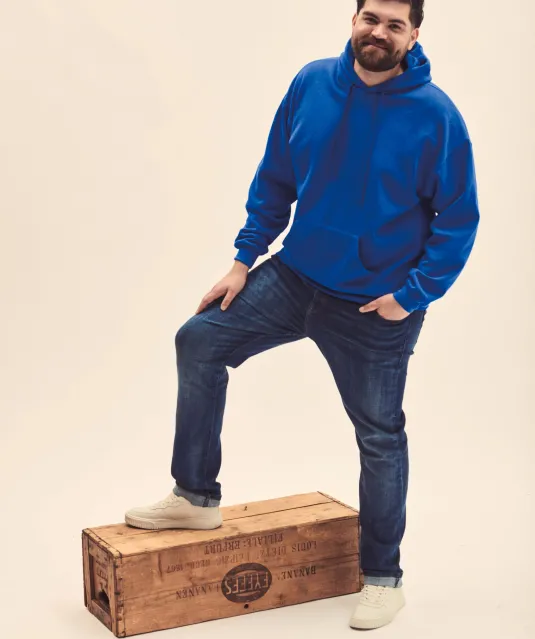 SC244C - Classic Sweater met capuchon (62-208-0) White