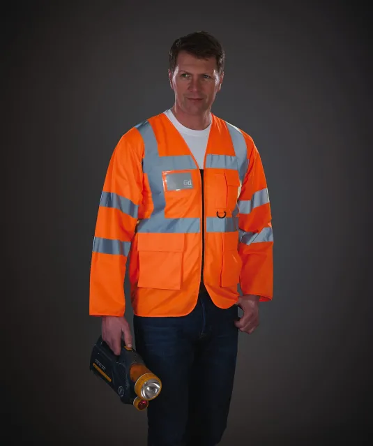 YHVJ800 - Veiligheidsjasje Hi Vis Orange