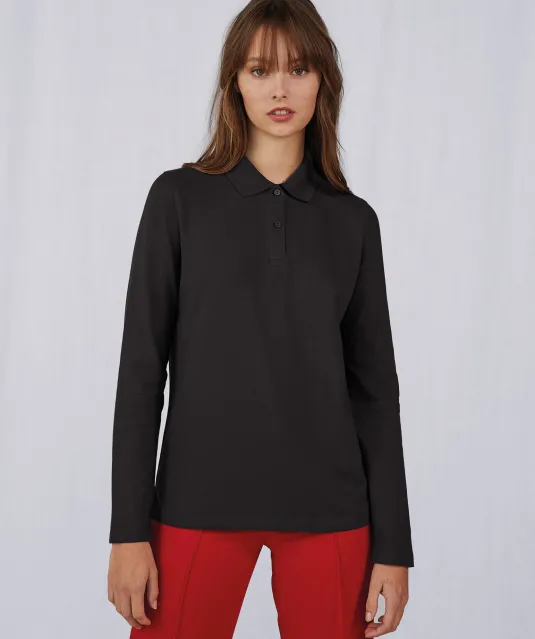 CGPW464 - MY POLO 210 Dames lange mouwen Black