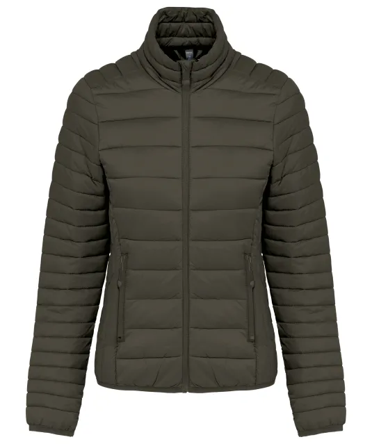 K6121 - Ladies' lightweight padded jacket Dark Khaki