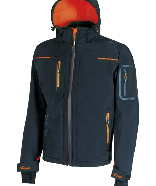 UPFU187 - Softshell jas Space Deep Blue