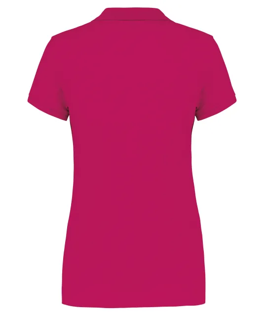 K255 - Piqué-damespolo korte mouwen Fuchsia