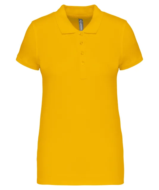 K255 - Piqué-damespolo korte mouwen Yellow