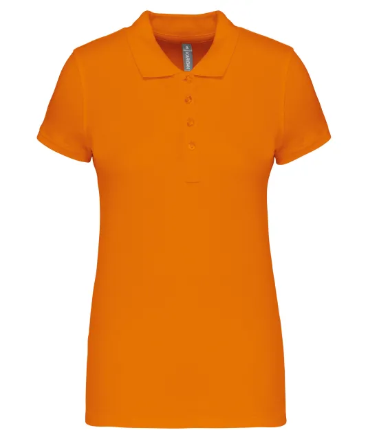 K255 - Piqué-damespolo korte mouwen Orange