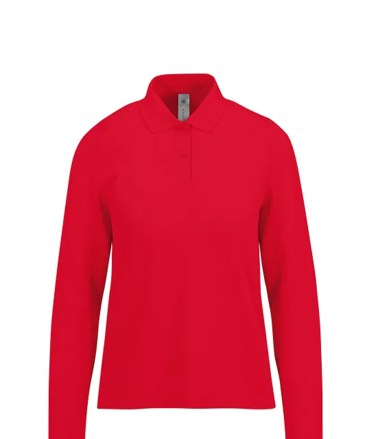CGPW464 - MY POLO 210 Dames lange mouwen Red