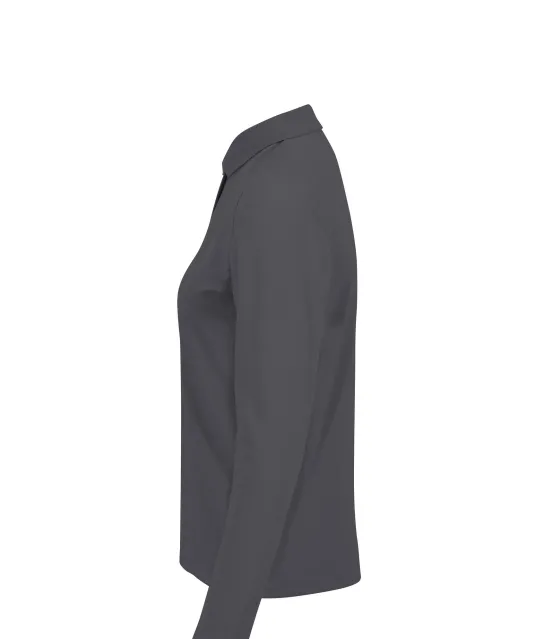 CGPW464 - MY POLO 210 Dames lange mouwen Dark Grey
