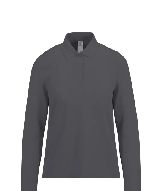 CGPW464 - MY POLO 210 Dames lange mouwen Dark Grey