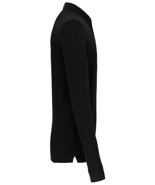 WK276 - Polo lange mouwen Black