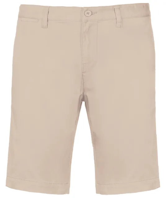 K750 - Heren chino bermudashorts Beige