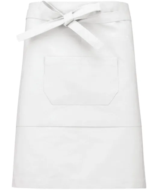 K899 - Polykatoen halflang schort White