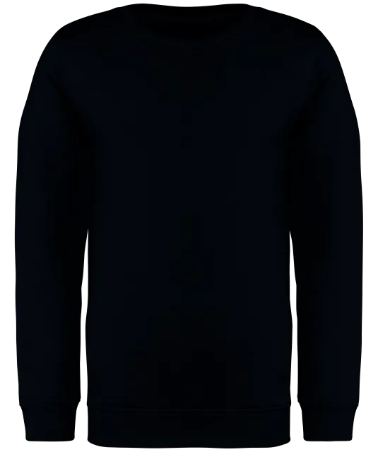 NS403 - Ecologische kindersweater met ronde hals Black