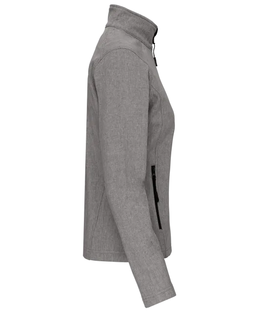K400 - Dames softshell jas Marl Grey