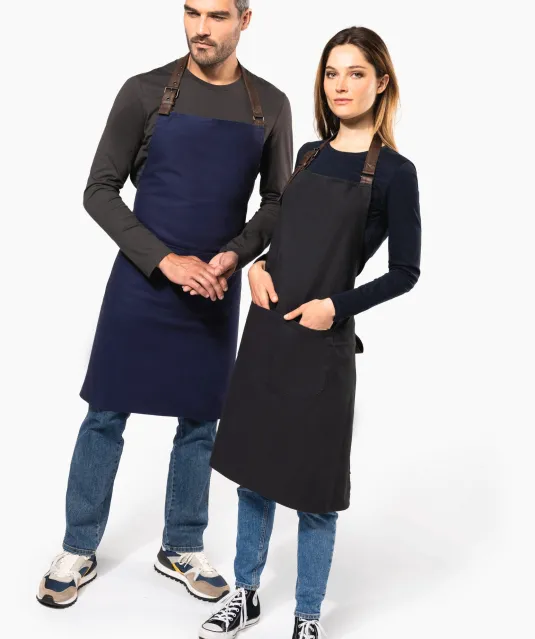 K8003 - Vintage schort Vintage Charcoal