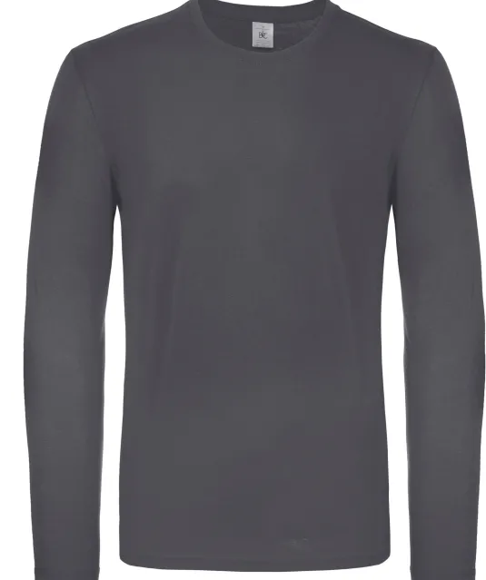 CGTU05T - #E150 Men's T-shirt long sleeve Dark Grey