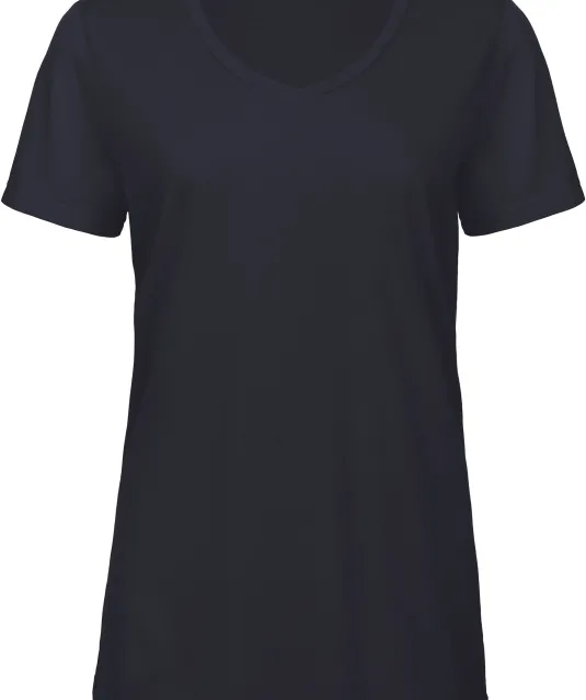 CGTW058 - TriBlend V-neck TEE / Woman Navy
