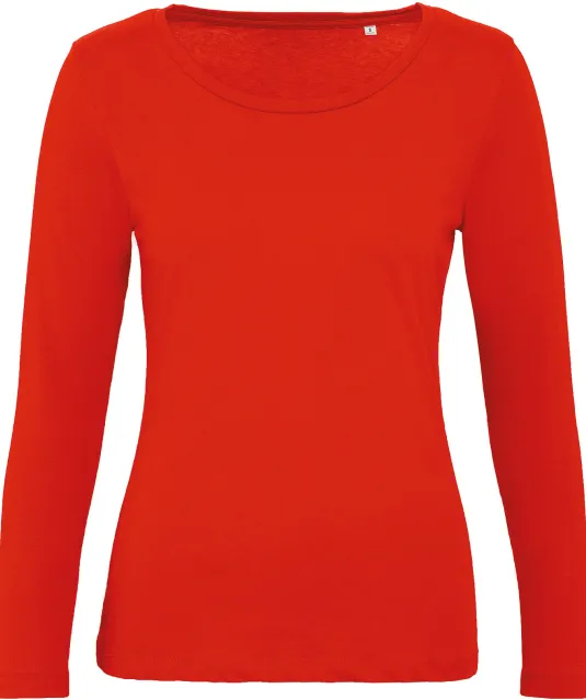 CGTW071 - Ladies' organic Inspire long-sleeve T-shirt Fire red