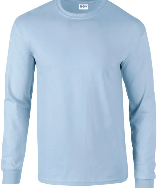 GI2400 - Ultra Cotton™ Classic Fit Adult T-Shirt met lange mouwen Light Blue