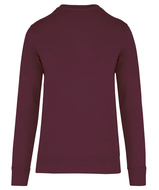 K4026 - Ecologische kindersweater met ronde hals Wine