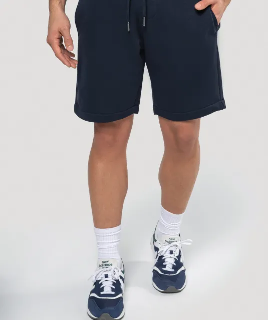 K757 - Duurzame fleece short voor heren Black