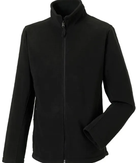 RU8700M - Men's Full Zip Outdoor Fleece Black