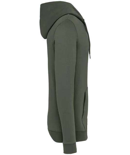 NS402 - Ecologisch uniseks sweatvest met capuchon Organic khaki