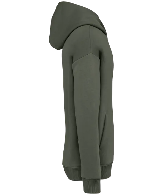 NS408 - Ecologische uniseks oversized sweater met capuchon Organic khaki