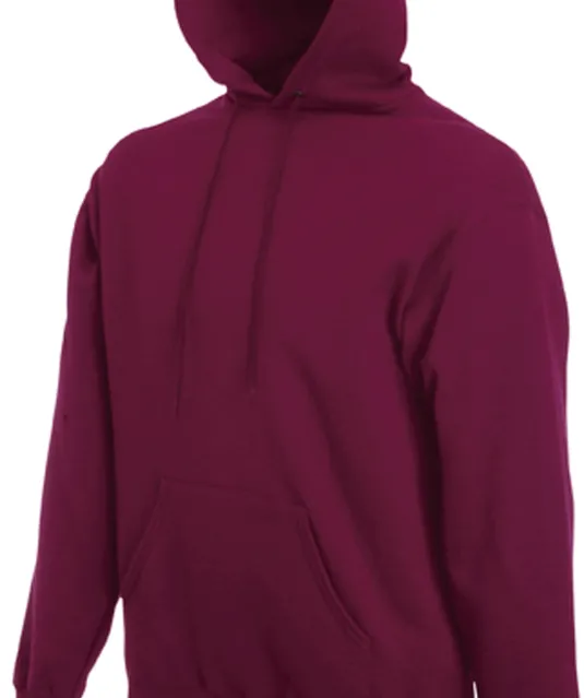 SC244C - Classic Sweater met capuchon (62-208-0) Burgundy