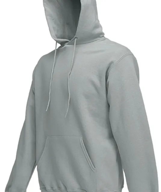 SC244C - Classic Sweater met capuchon (62-208-0) Heather Grey