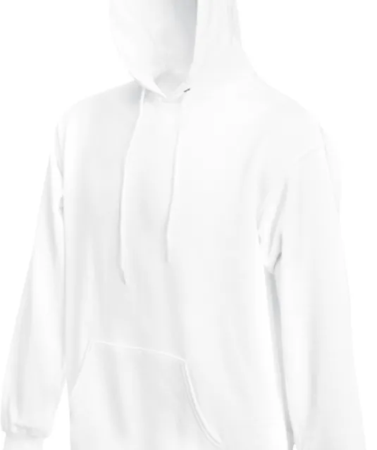 SC244C - Classic Sweater met capuchon (62-208-0) White