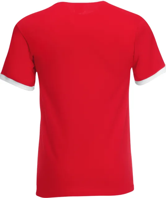 SC61168 - Valueweight Ringer T Red / White