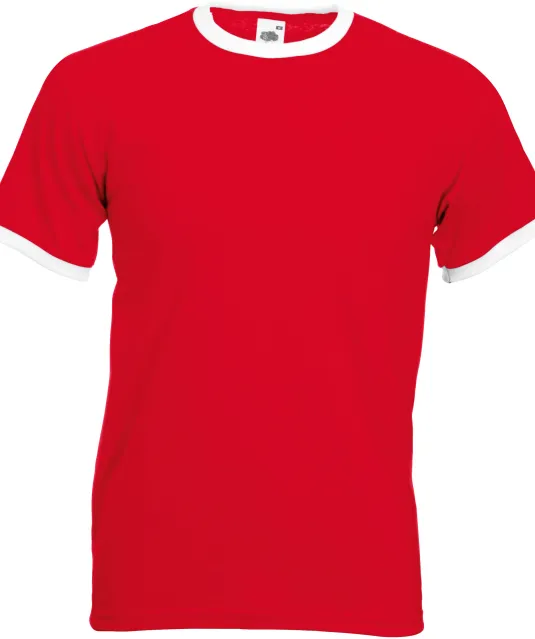 SC61168 - Valueweight Ringer T Red / White