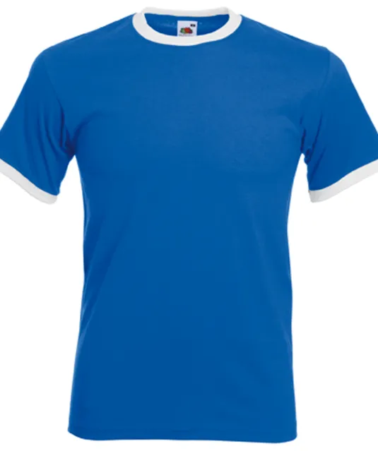 SC61168 - Valueweight Ringer T Royal Blue / White