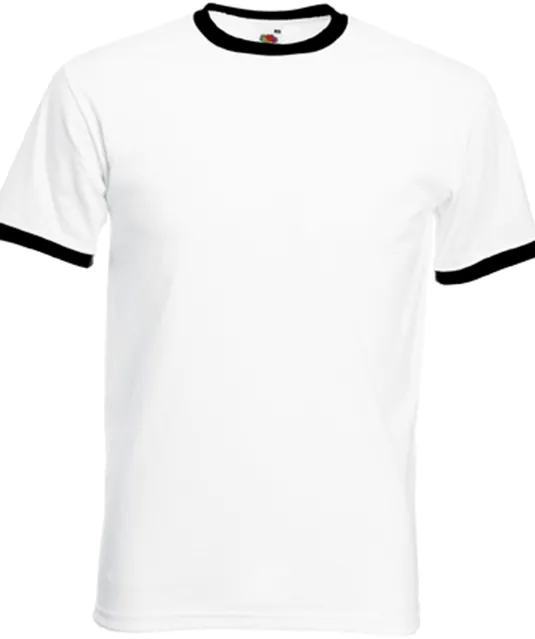 SC61168 - Valueweight Ringer T White / Black